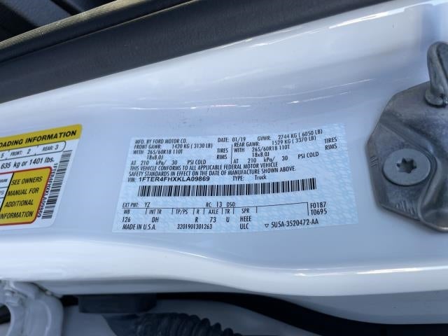 2019 Ford Ranger LARIAT 4WD SuperCrew 5' Box