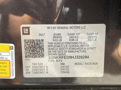 2017 Chevrolet Traverse FWD 4dr LS w/1LS