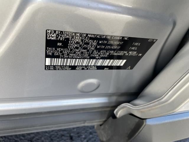 2016 Toyota RAV4 AWD 4dr XLE (Natl)