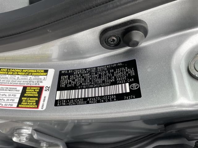 2019 Toyota Camry SE Auto (Natl)