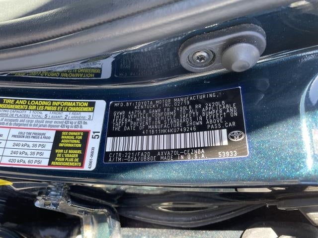 2019 Toyota Camry LE Auto (Natl)