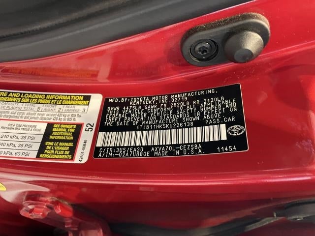 2019 Toyota Camry SE Auto (Natl)