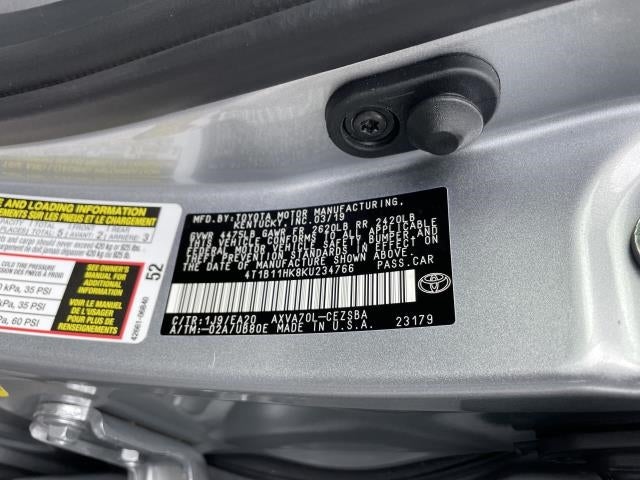 2019 Toyota Camry SE Auto (Natl)