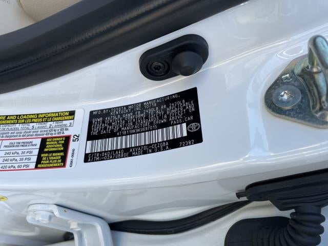 2019 Toyota Camry XLE Auto (Natl)