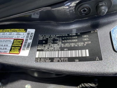 2018 Toyota Sequoia Limited 4WD (Natl)