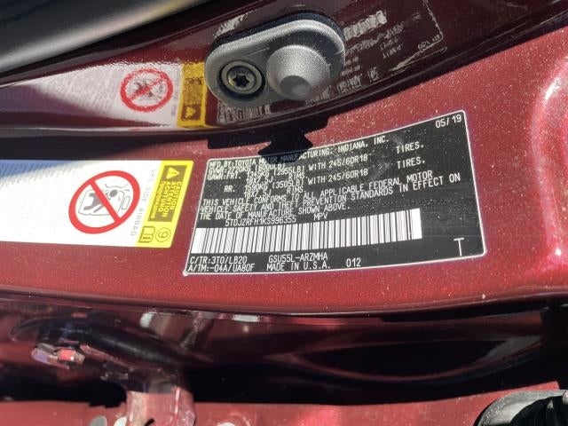 2019 Toyota Highlander XLE V6 AWD (Natl)