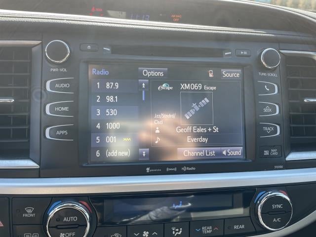 2019 Toyota Highlander XLE V6 AWD (Natl)