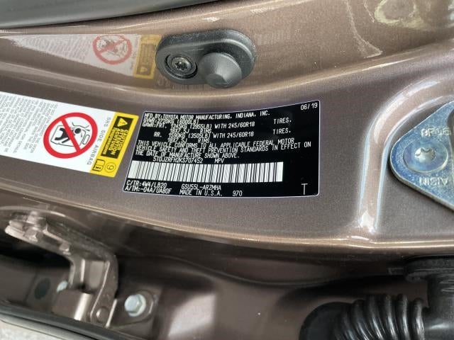 2019 Toyota Highlander XLE V6 AWD (Natl)