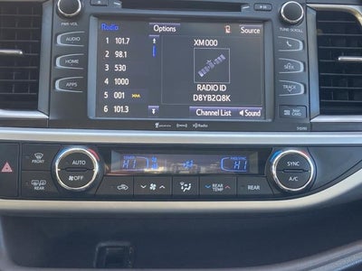 2019 Toyota Highlander XLE V6 AWD (Natl)