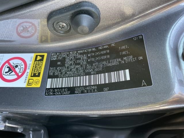 2019 Toyota Highlander XLE V6 AWD (Natl)