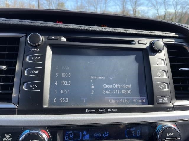 2019 Toyota Highlander XLE V6 AWD (Natl)