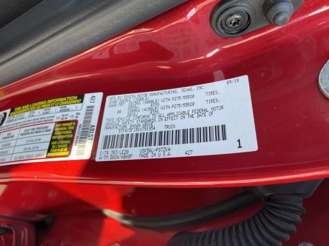 2019 Toyota Tundra 4WD Platinum CrewMax 5.5' Bed 5.7L (Natl)