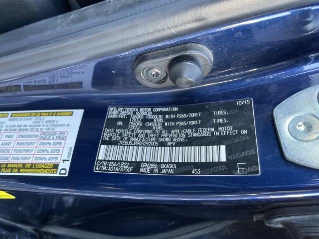 2016 Toyota 4Runner 4WD 4dr V6 SR5 (Natl)