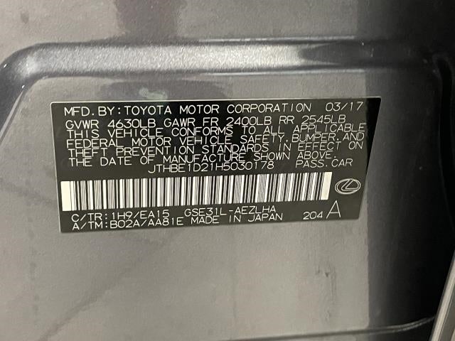 2017 Lexus IS IS 350 RWD