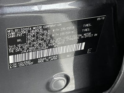 2018 Toyota RAV4 SE AWD (Natl)